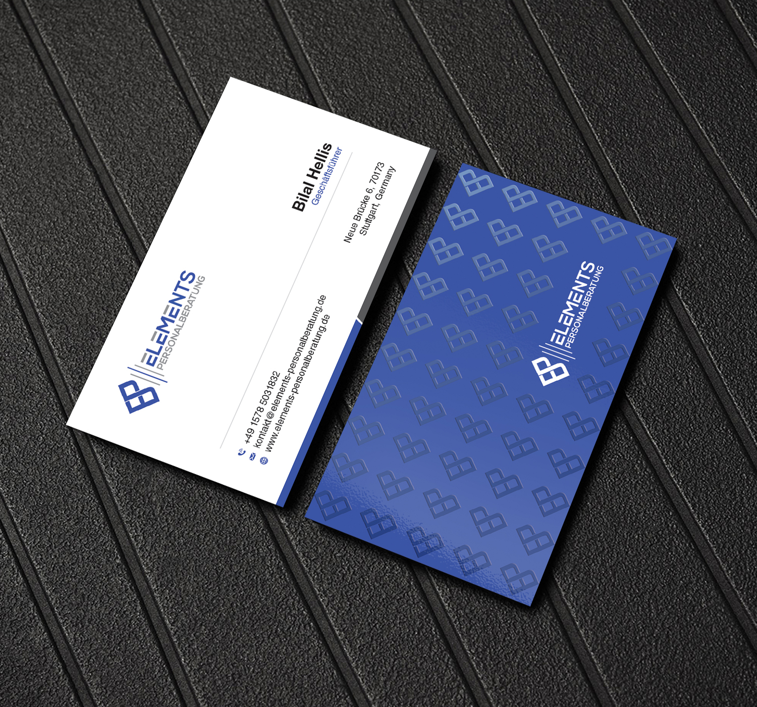 Business Card Design by OxonoArt for Elements Personalberatung GmbH | Design #28611191