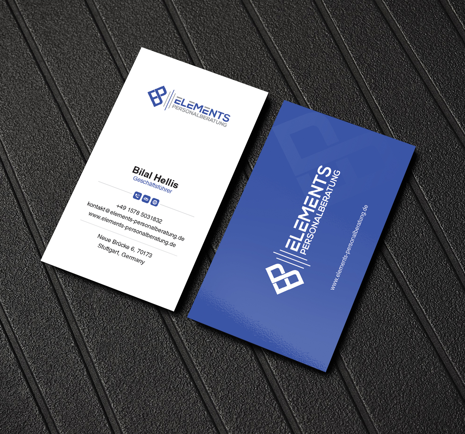 Business Card Design by OxonoArt for Elements Personalberatung GmbH | Design #28611222