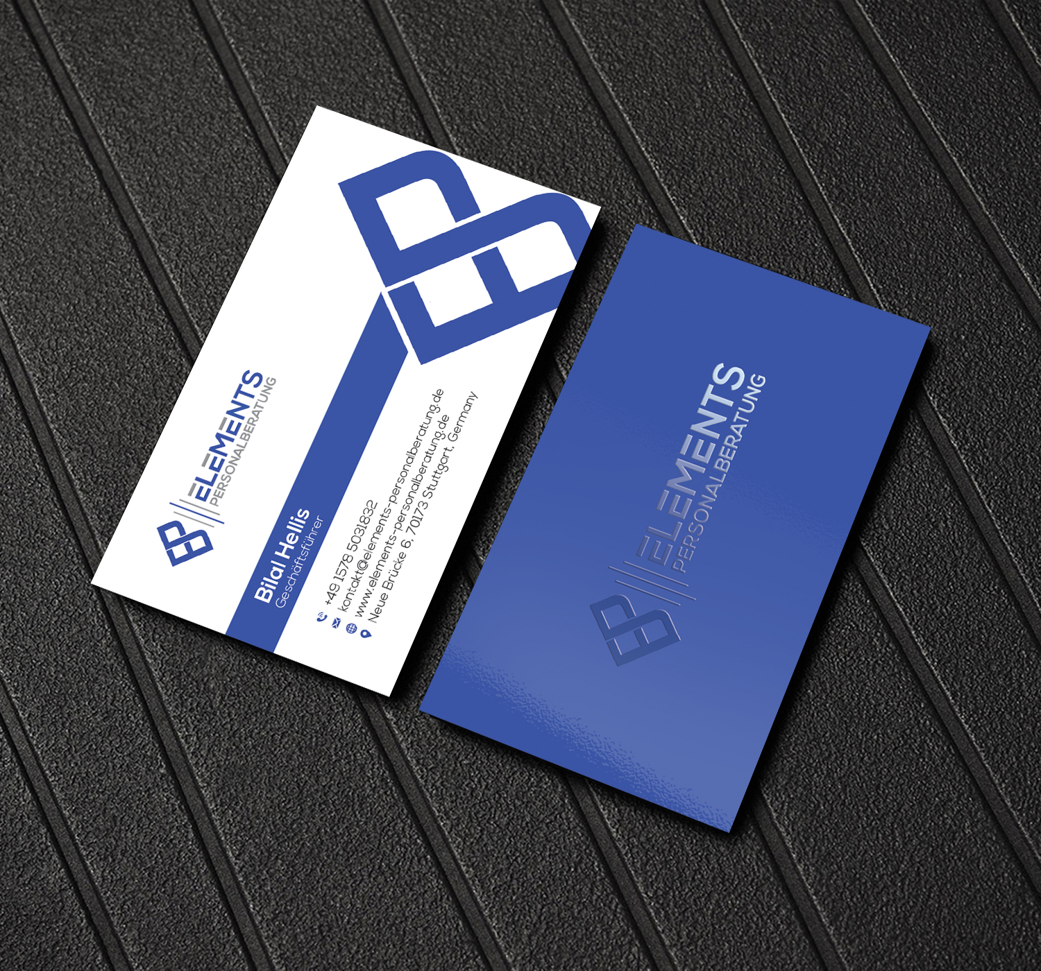 Business Card Design by OxonoArt for Elements Personalberatung GmbH | Design #28611305