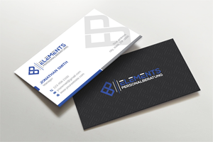 Business Card Design by LAXMI DESIGNHUB for Elements Personalberatung GmbH | Design: #28614170
