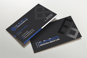 Business Card Design by LAXMI DESIGNHUB for Elements Personalberatung GmbH | Design: #28614176