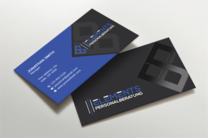 Business Card Design by LAXMI DESIGNHUB for Elements Personalberatung GmbH | Design: #28614180