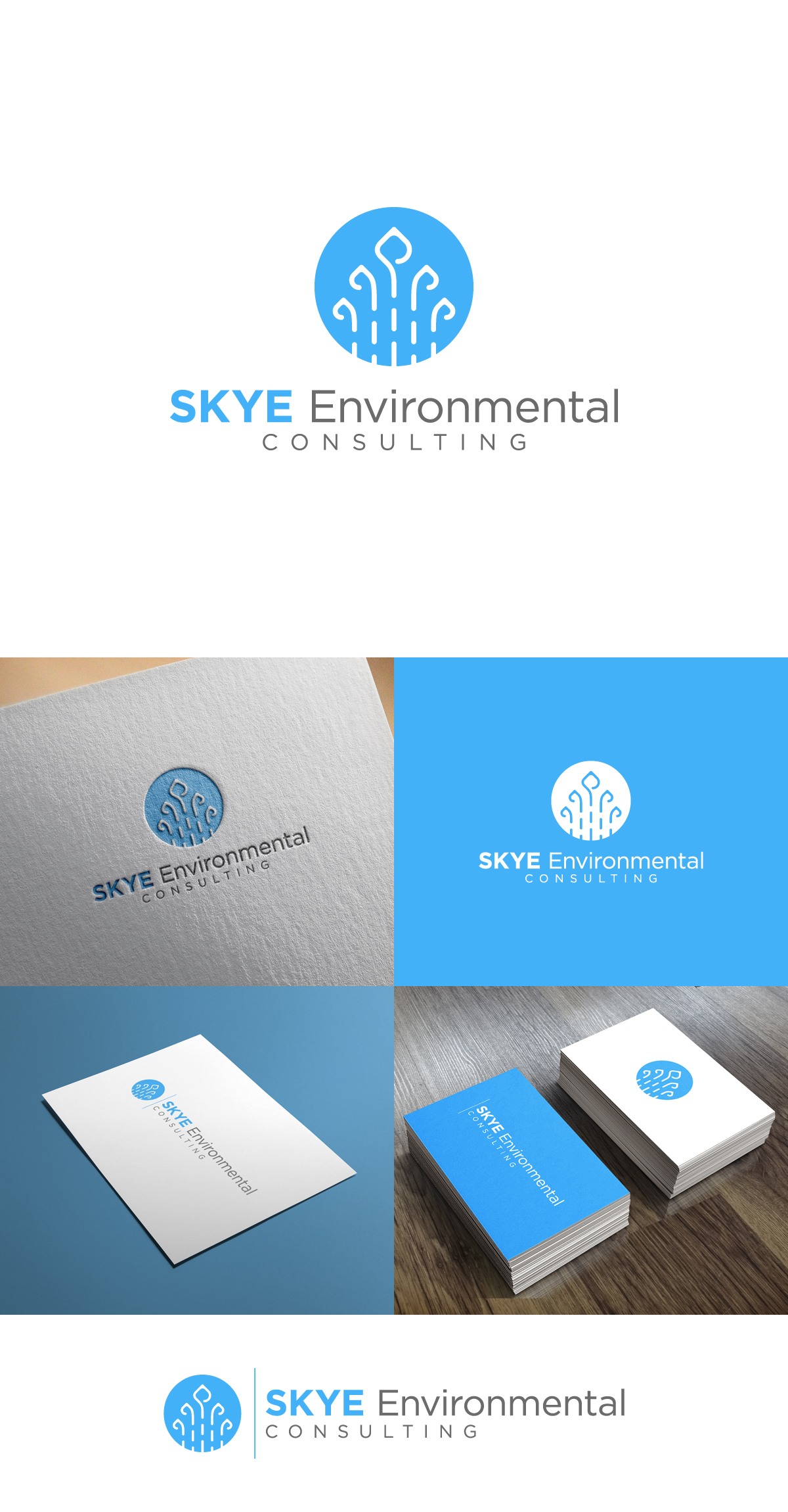 Logo Design by NineOwl for Skye Environmental Consulting | Design #28614139