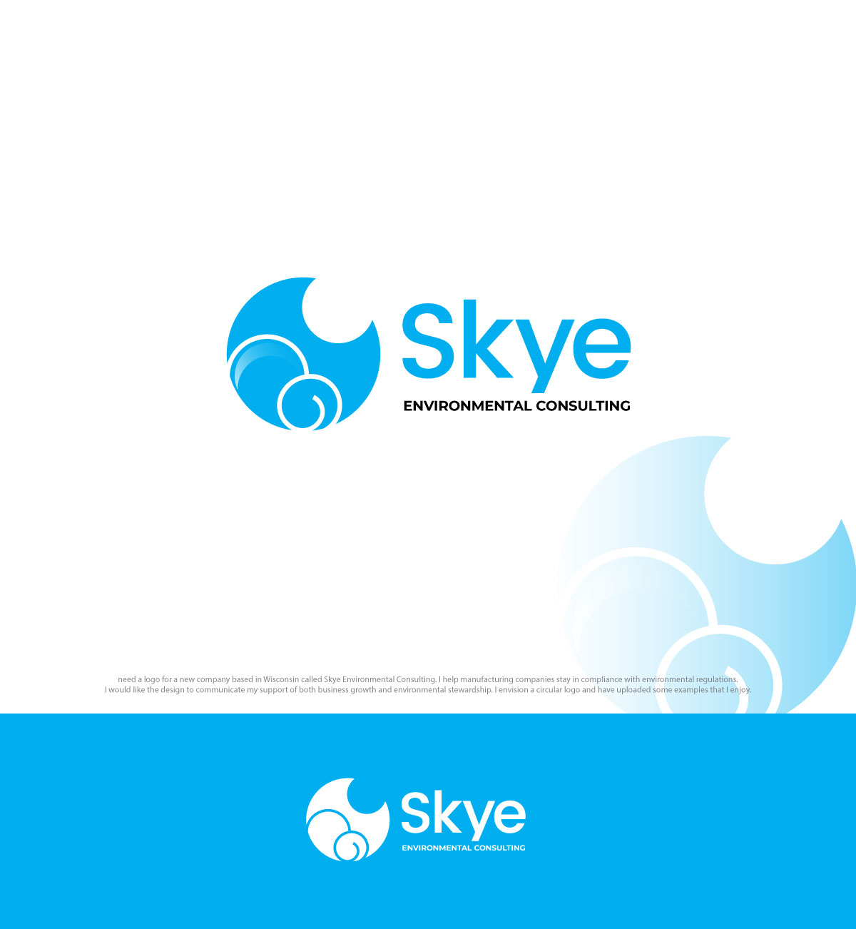 Design de Logo par ecorokerz pour Skye Environmental Consulting | Design #28612825