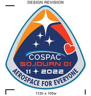 Space Mission Emblems for stickers and /or patches