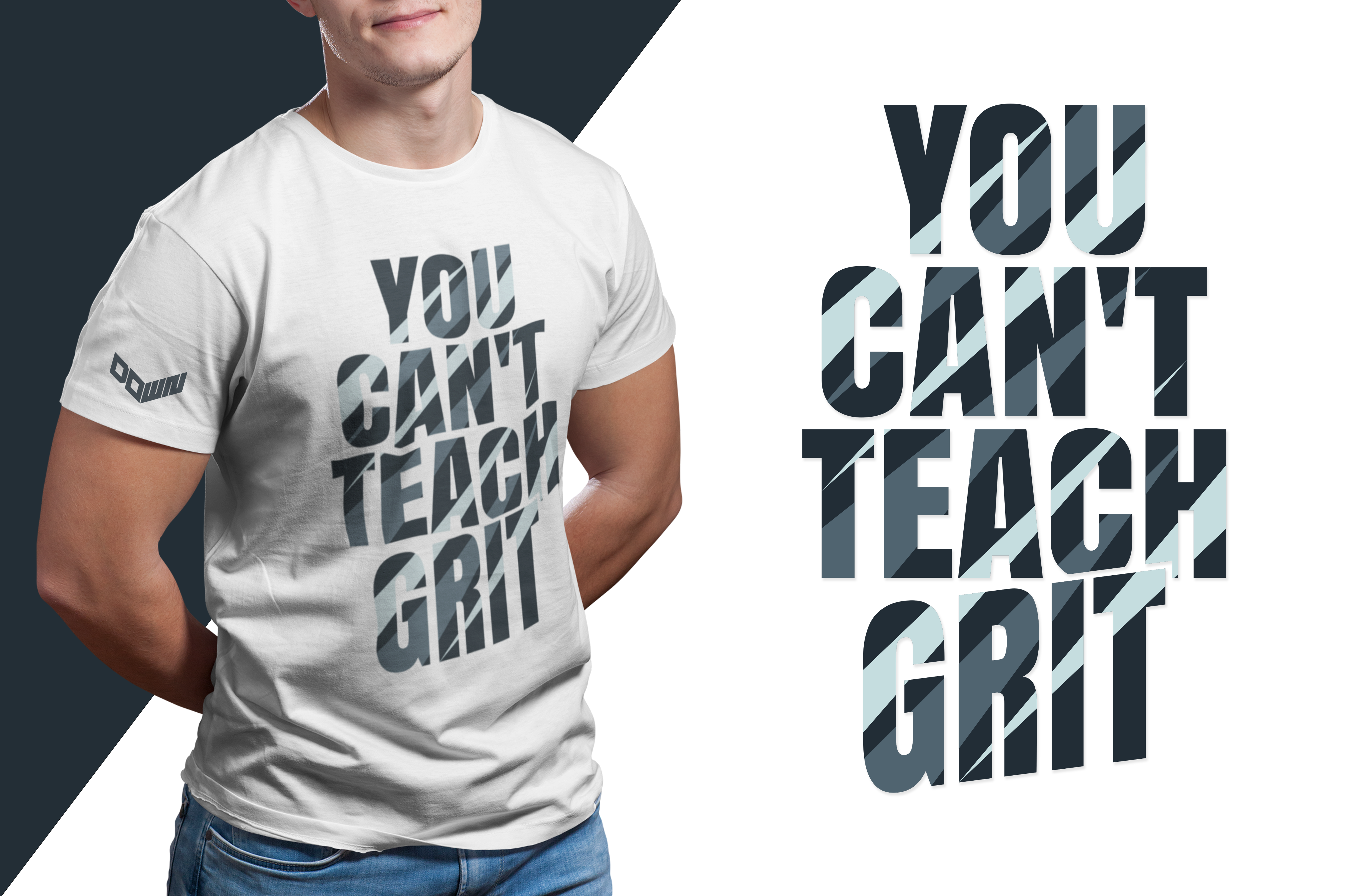T-shirt Design by Ismail Hossain for DOWN APPAREL | Design #28615818