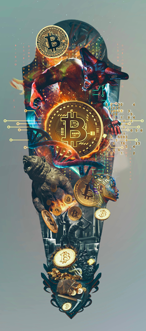 Creative designer to add to my Bitcoin tattoo | Diseño de Tatuaje por eCCe