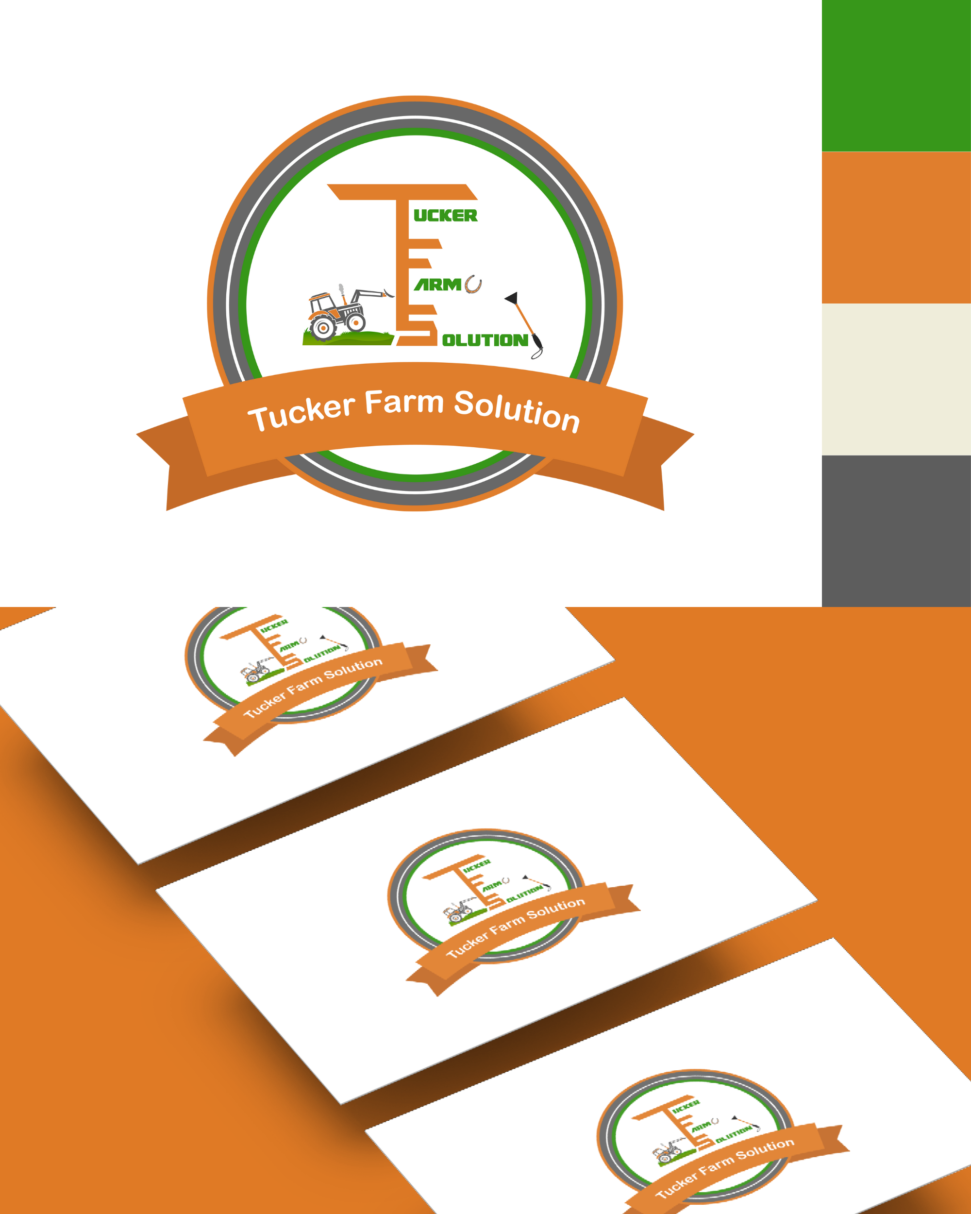 Diseño de Logo por Musfikur para Tucker Farm Solutions  | Diseño #28616450