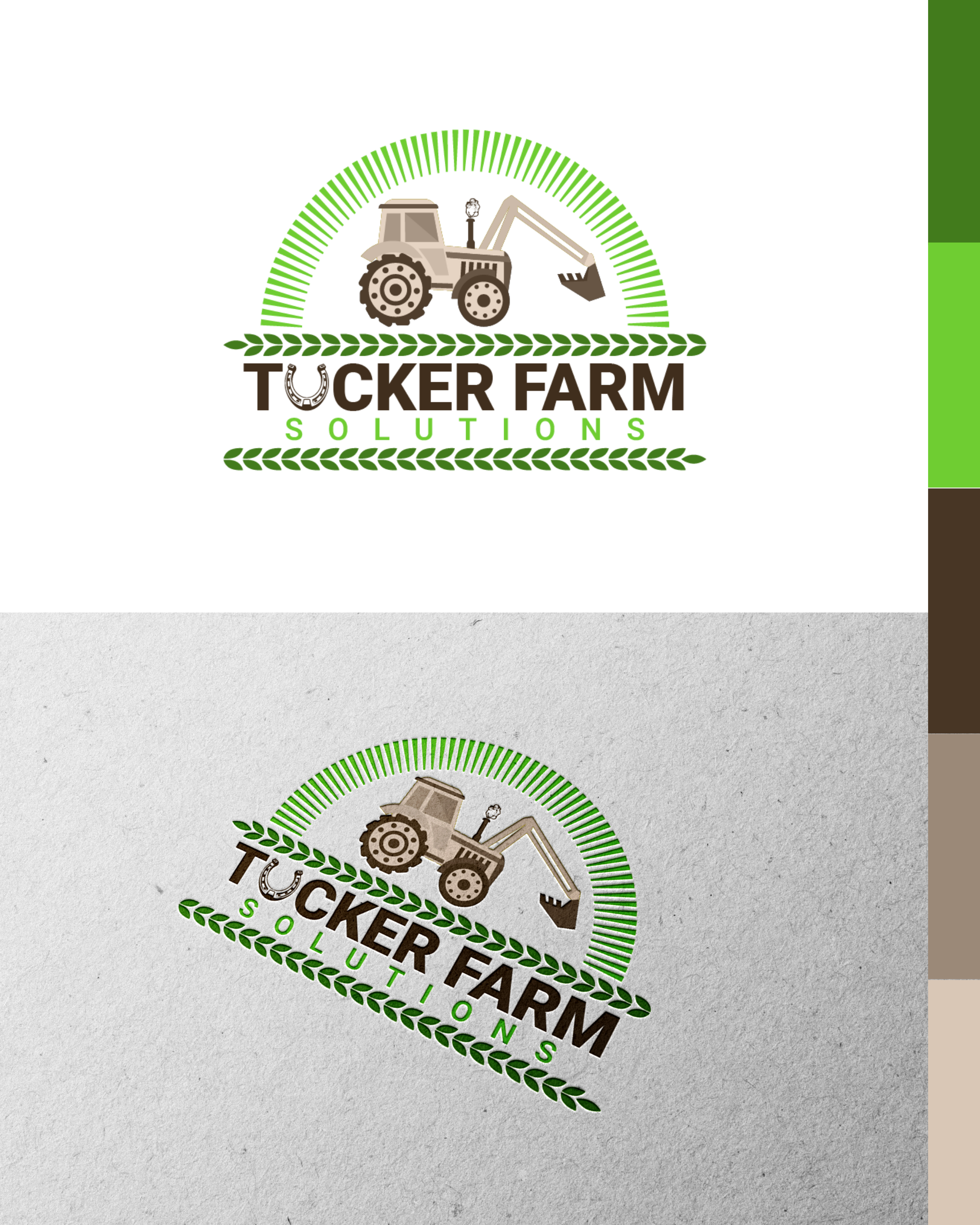 Diseño de Logo por Musfikur para Tucker Farm Solutions  | Diseño #28618552