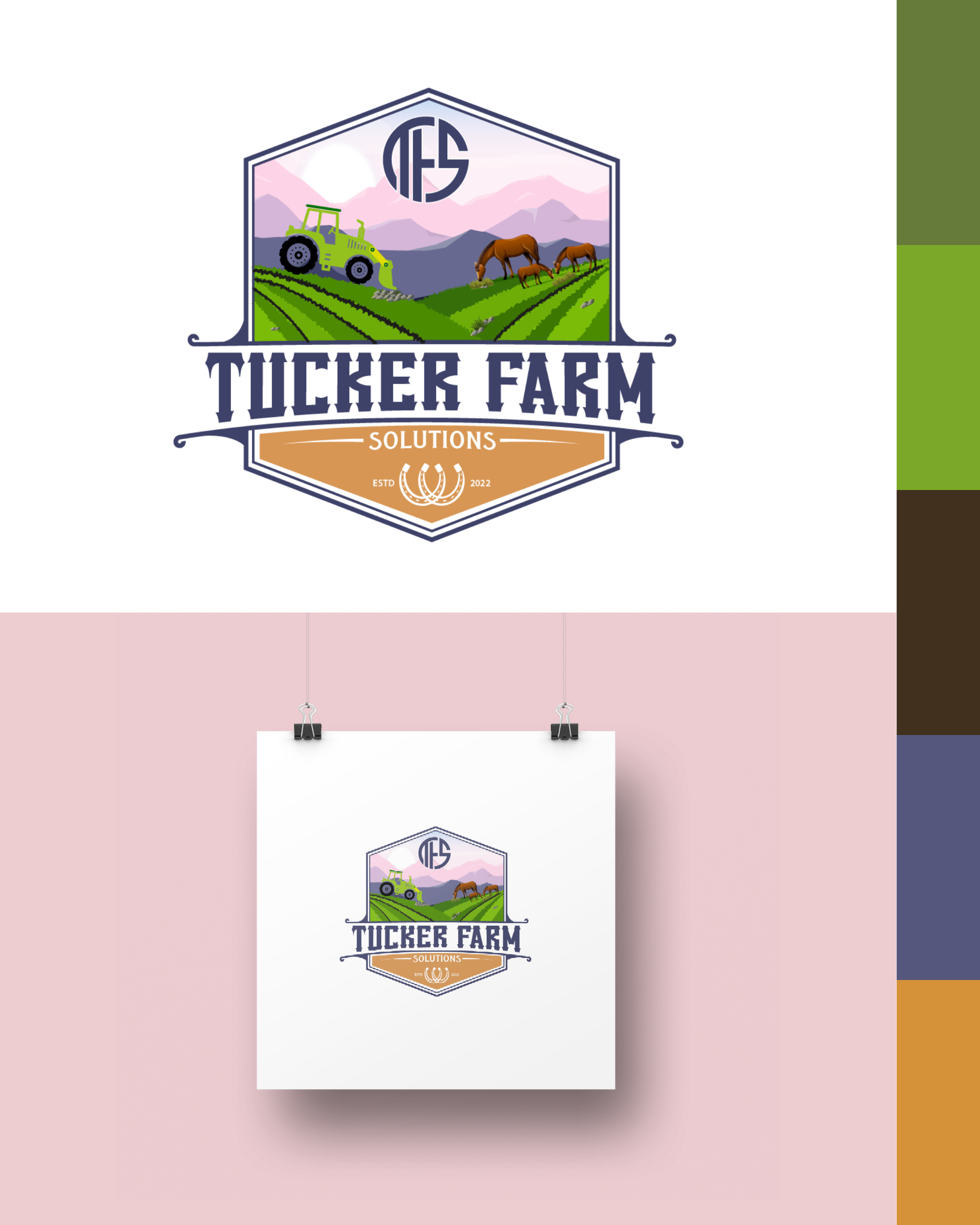 Diseño de Logo por Musfikur para Tucker Farm Solutions  | Diseño #28620500