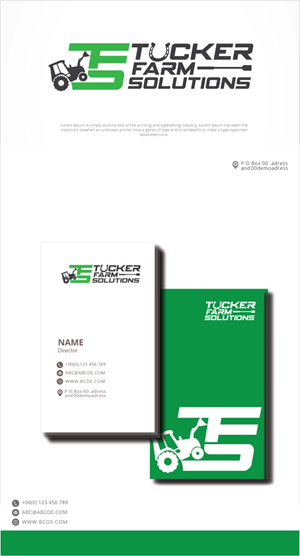 Diseño de Logo por graphicevolution para Tucker Farm Solutions  | Diseño: #28614793