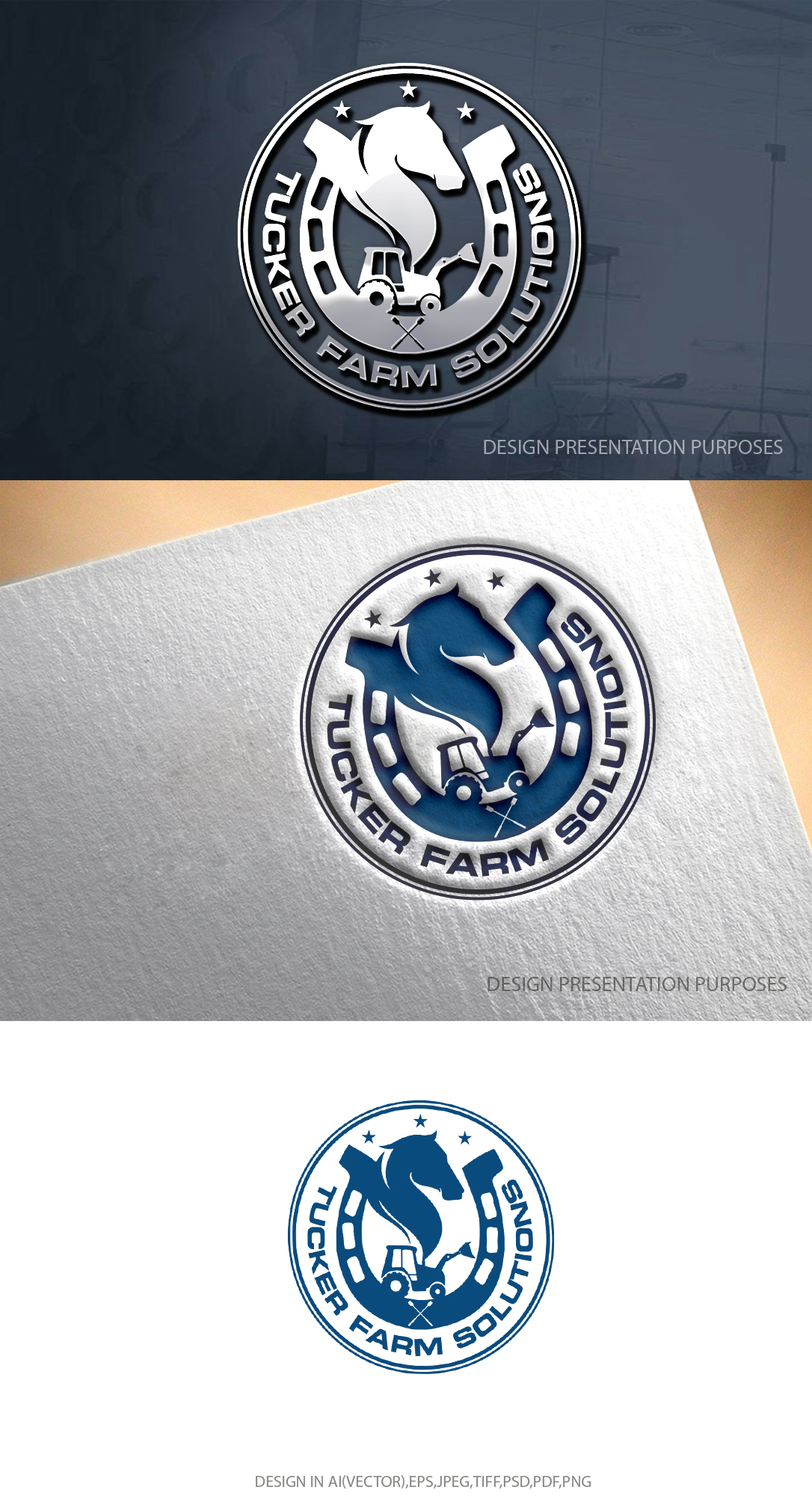 Design de Logo par graphicevolution pour Tucker Farm Solutions  | Design #28614958