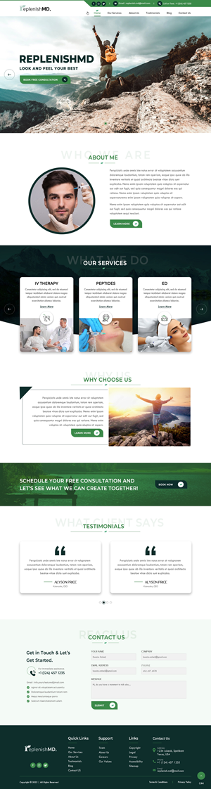Web Design by pb for this project | Design: #28621940