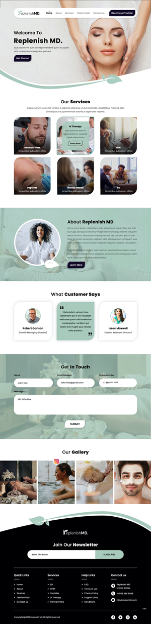 Web Design by pb for this project | Design: #28621950