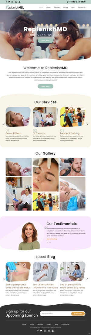 Web Design by pb for this project | Design #28621951