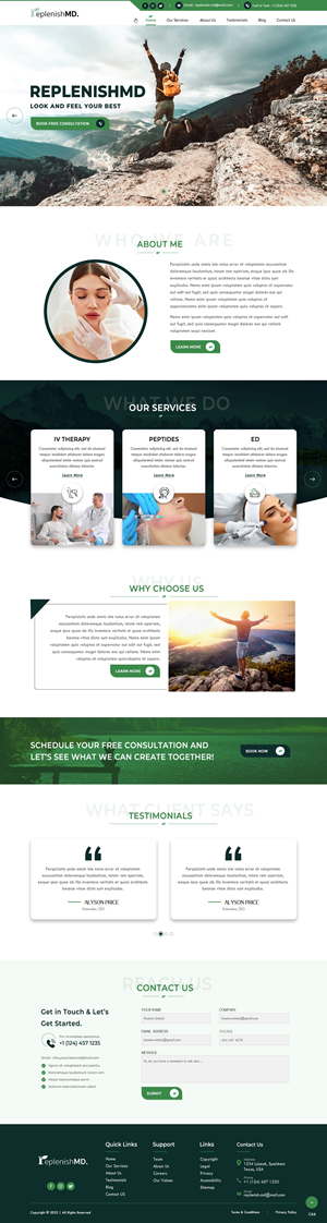 Web Design by pb for this project | Design: #28627530