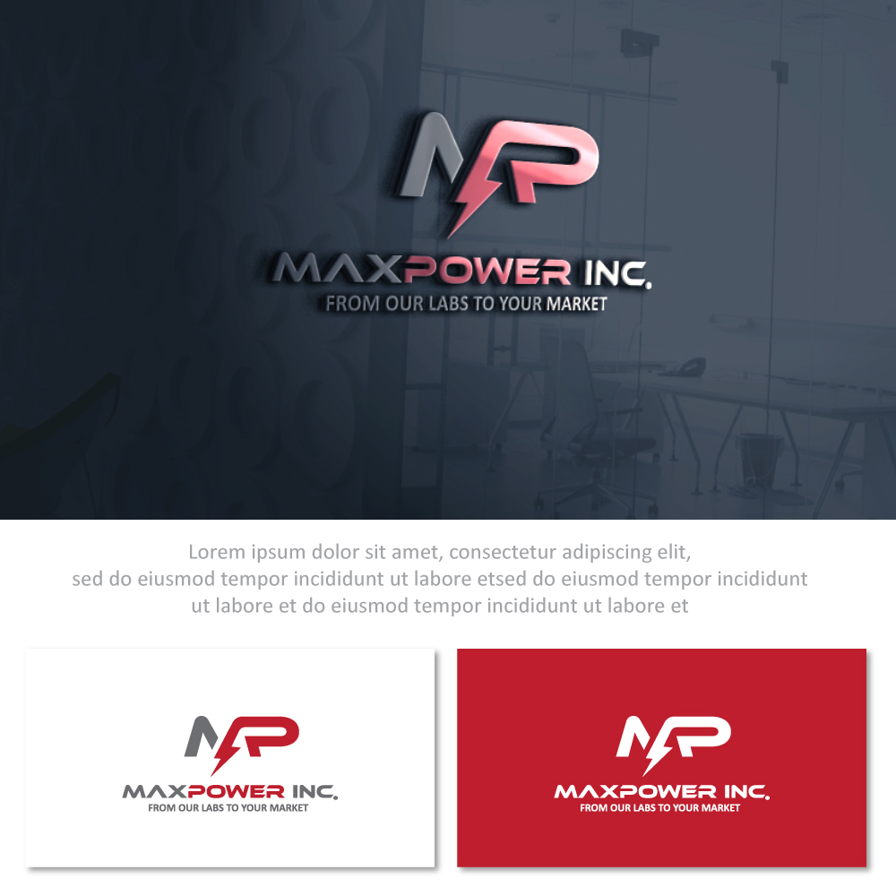 Logo Design by Anekaa for MaxPower Inc | Design #28617916