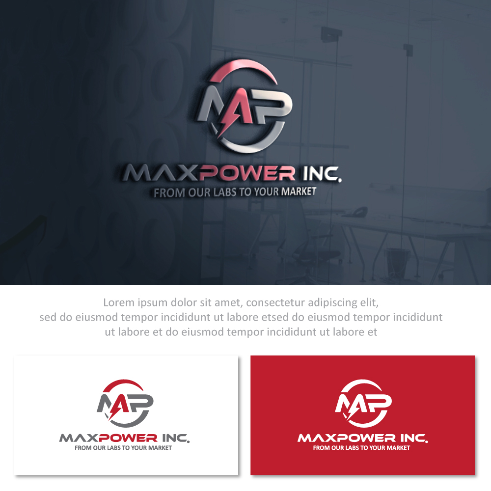 Logo Design by Anekaa for MaxPower Inc | Design #28617920