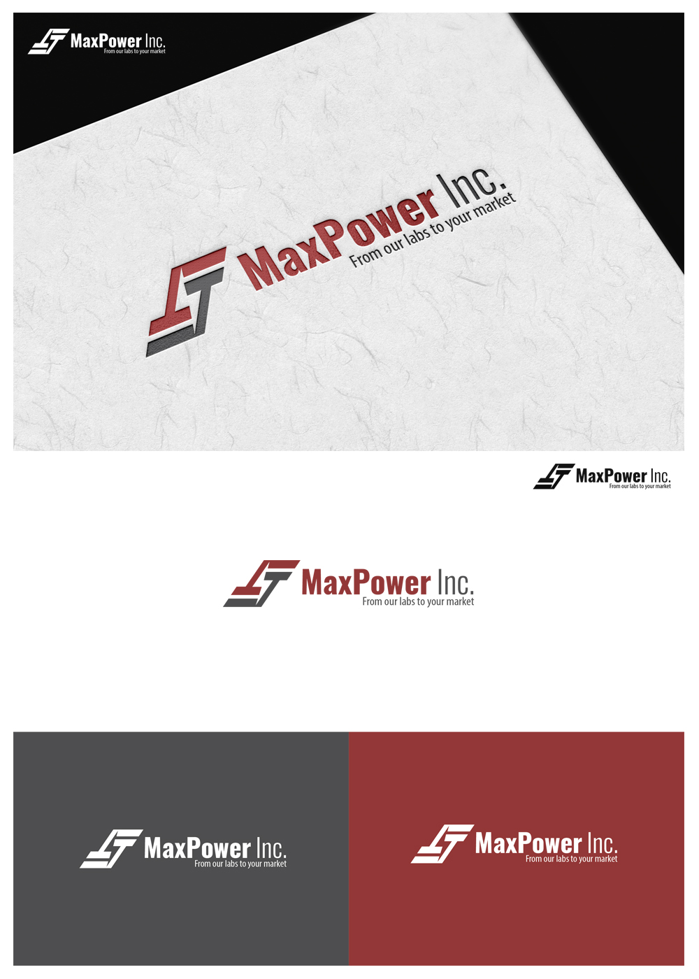 Logo-Design von goranvisnjic82 für MaxPower Inc | Design #28616767