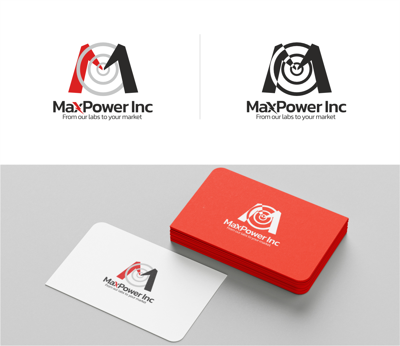 Logo Design by DIOBEL for MaxPower Inc | Design #28651721