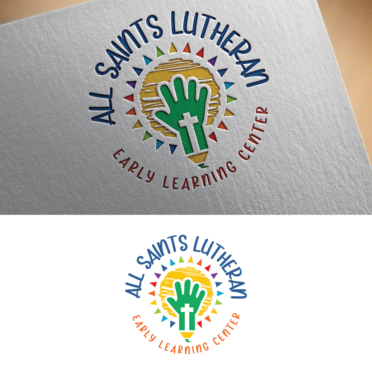Logo Design by brand maker for All Saints Lutheran Early Learning Center | Design #28620300