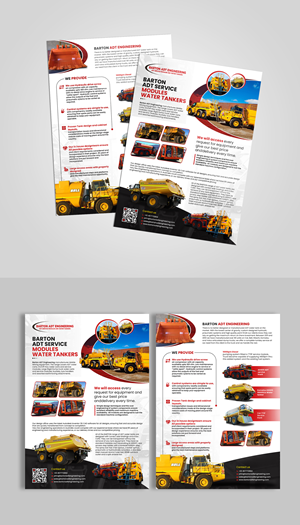 Flyer marketing document - Barton ADT Engineering | Diseño de Flyer por ZeneFashions