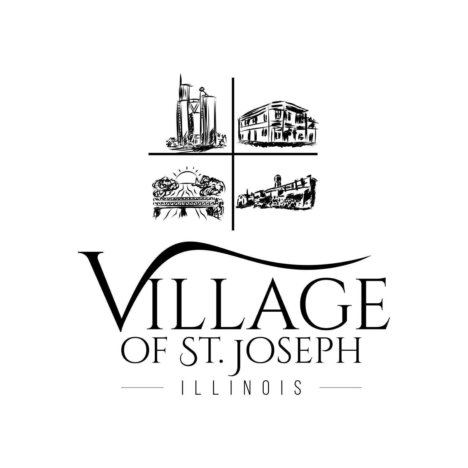 Logo Design for Village of St. Joseph, Illinois by moisesf Design