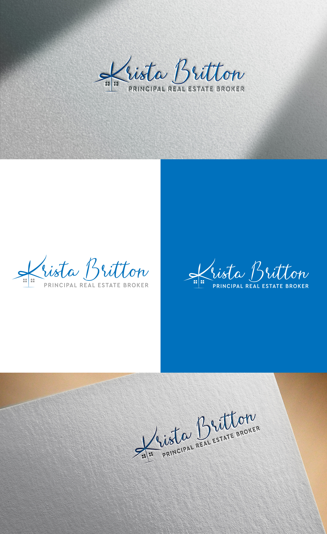 Logo Design by Sayma Fashion for Krista Britton Principal real estate Broker | Design #28628202