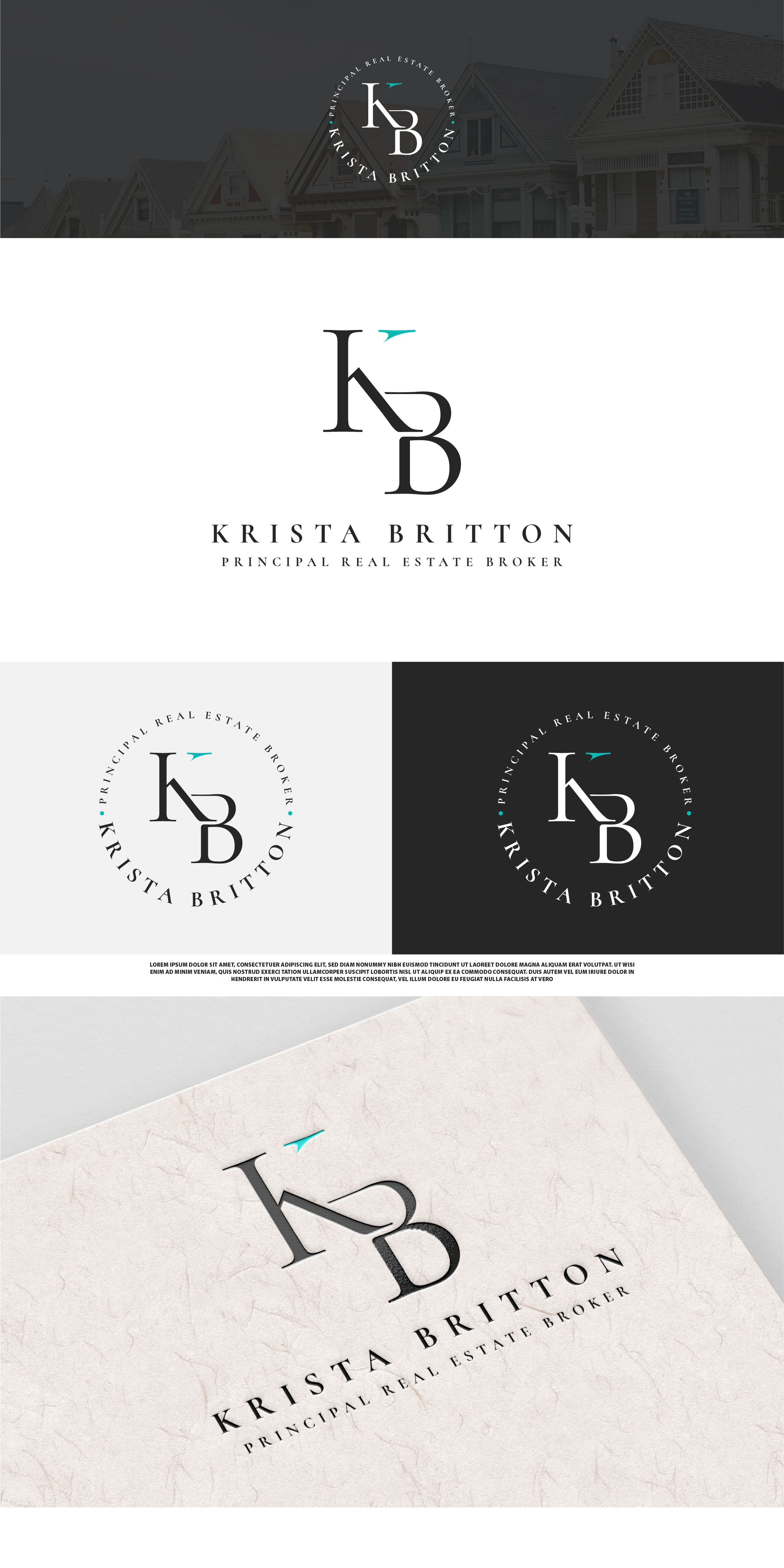 Logo Design by Fezy Design Studio for Krista Britton Principal real estate Broker | Design #28622229