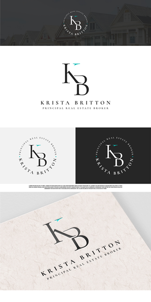 Logo Design by Fezy Design Studio for Krista Britton Principal real estate Broker | Design: #28622229