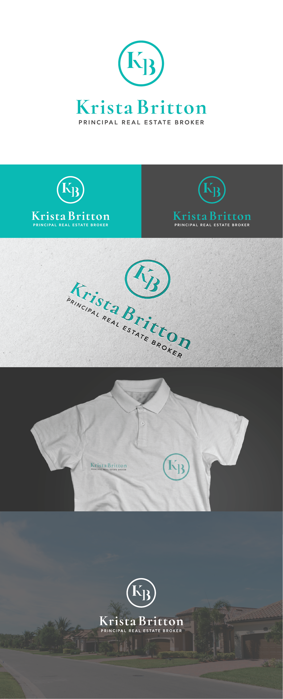 Logo Design by Ebaddesigns for Krista Britton Principal real estate Broker | Design #28633919