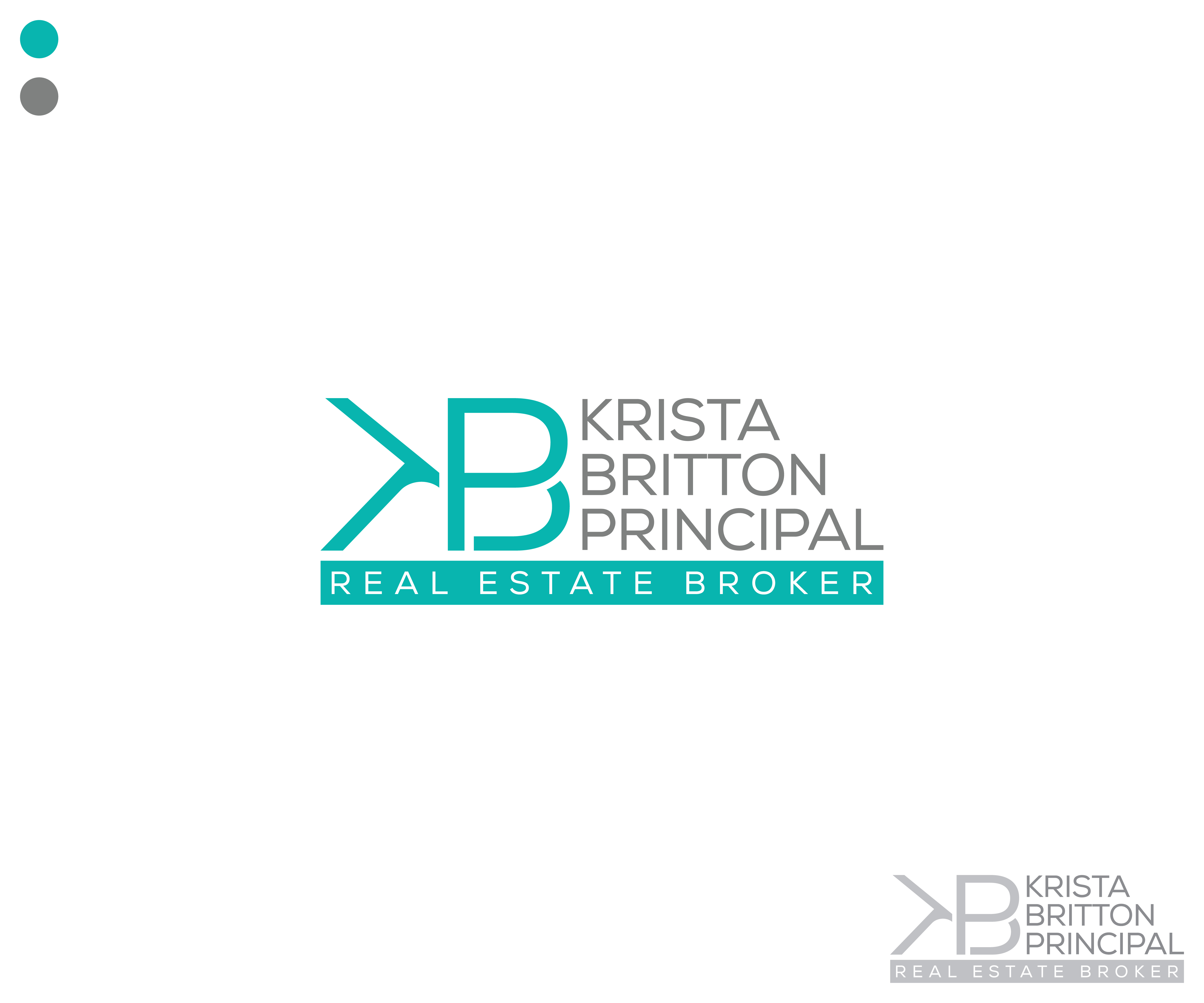 Logo Design for Krista Britton Principal real estate broker by FM91