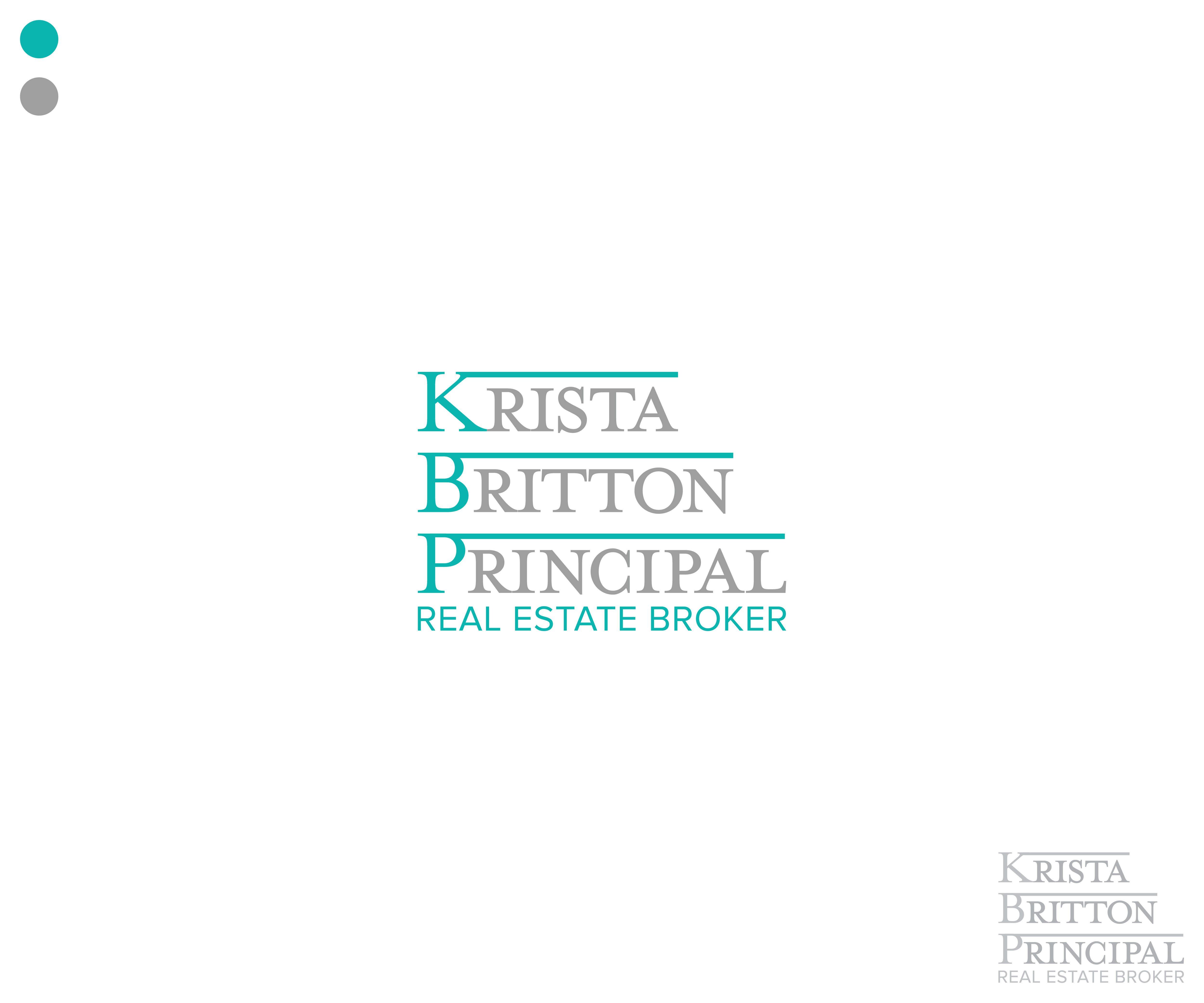 Logo Design by FM91 for Krista Britton Principal real estate Broker | Design #28649134