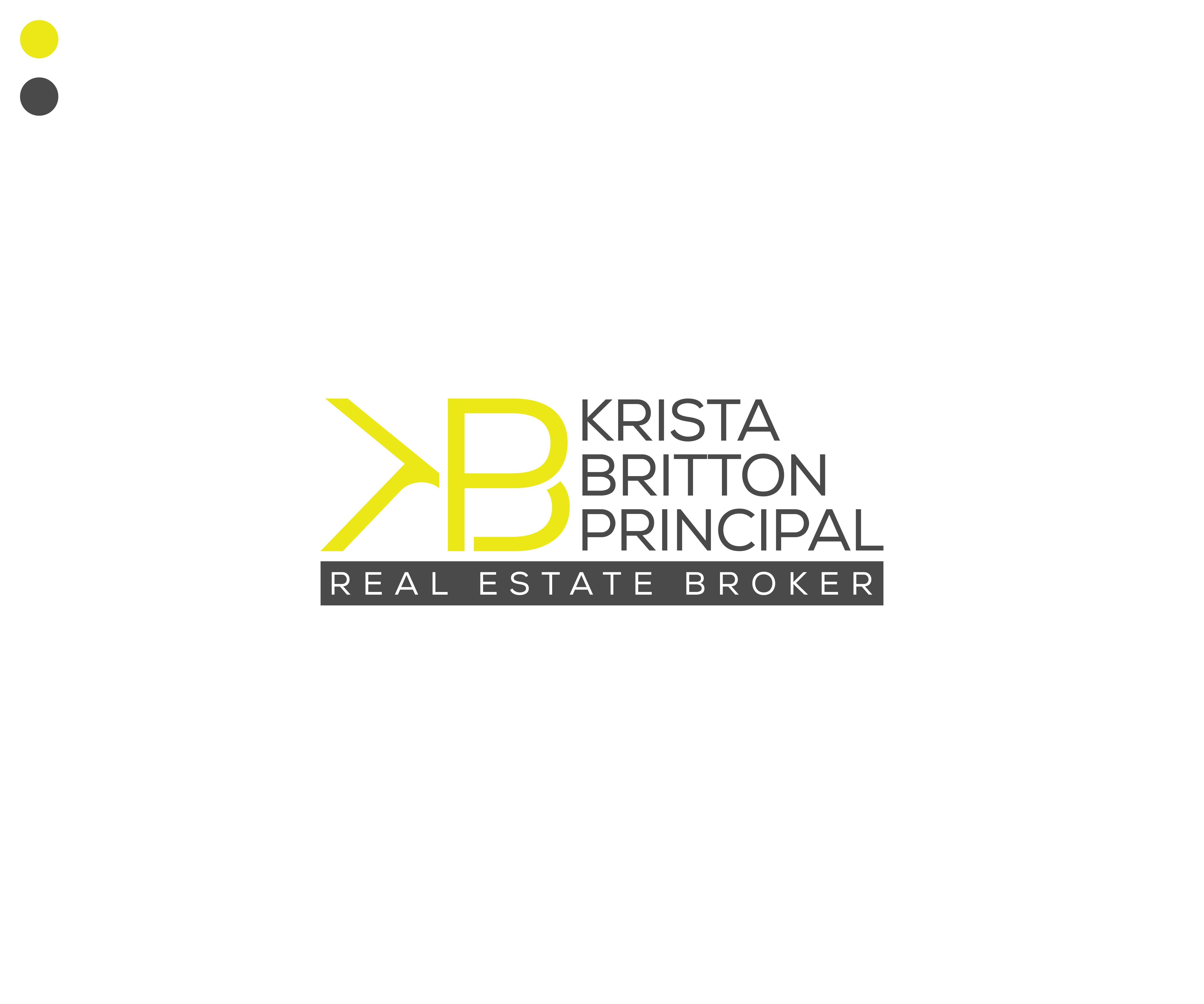 Logo Design by FM91 for Krista Britton Principal real estate Broker | Design #28649433