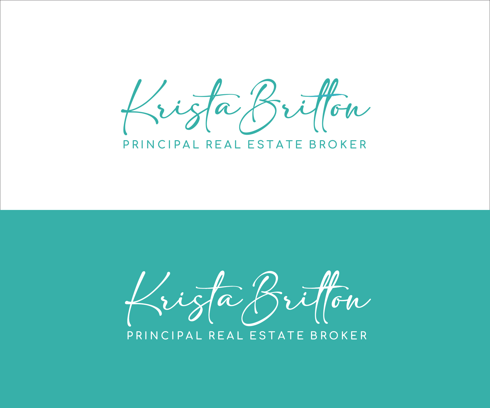 Logo Design by Vishak vasu for Krista Britton Principal real estate Broker | Design #28657249