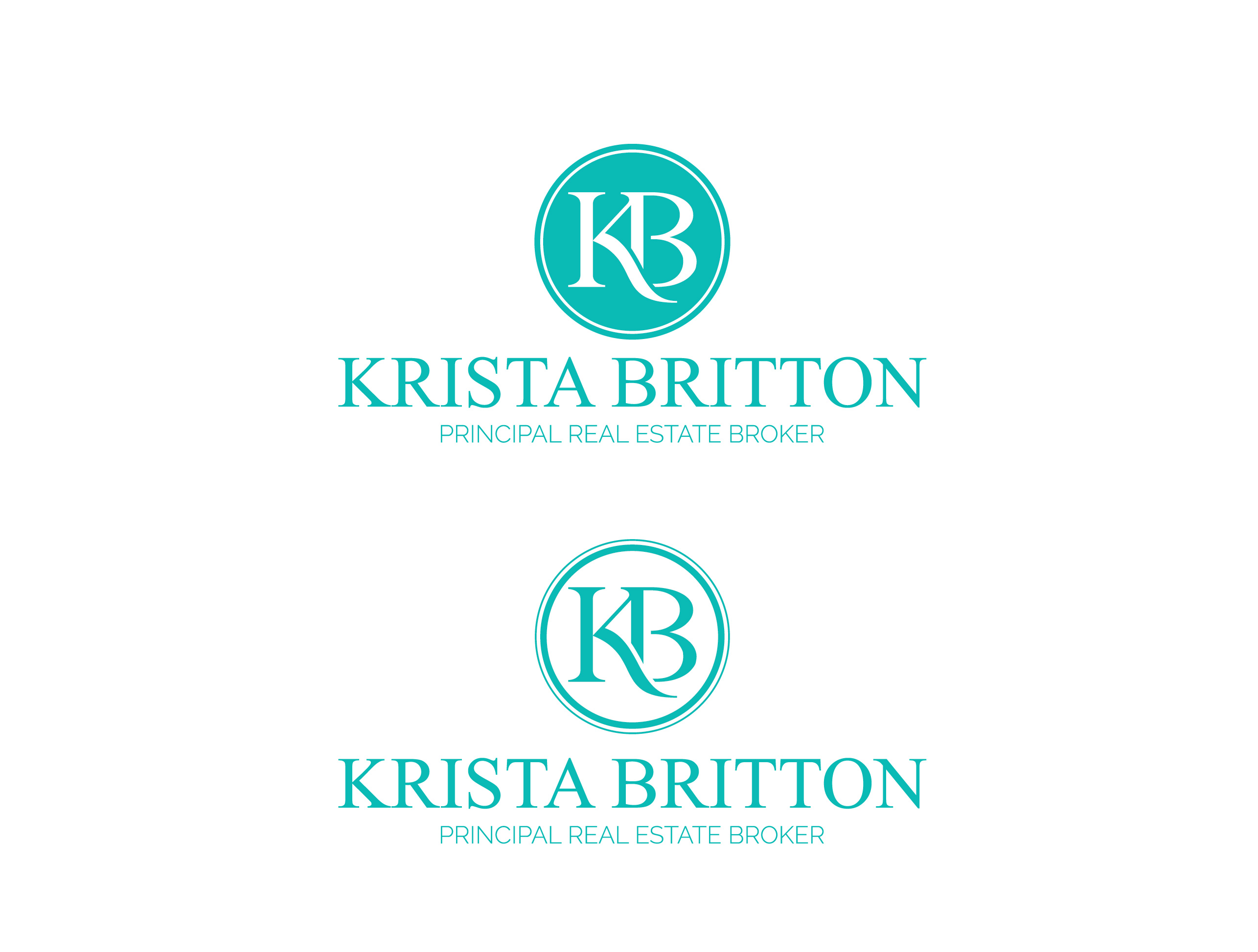 Logo Design by jika for Krista Britton Principal real estate Broker | Design #28626290