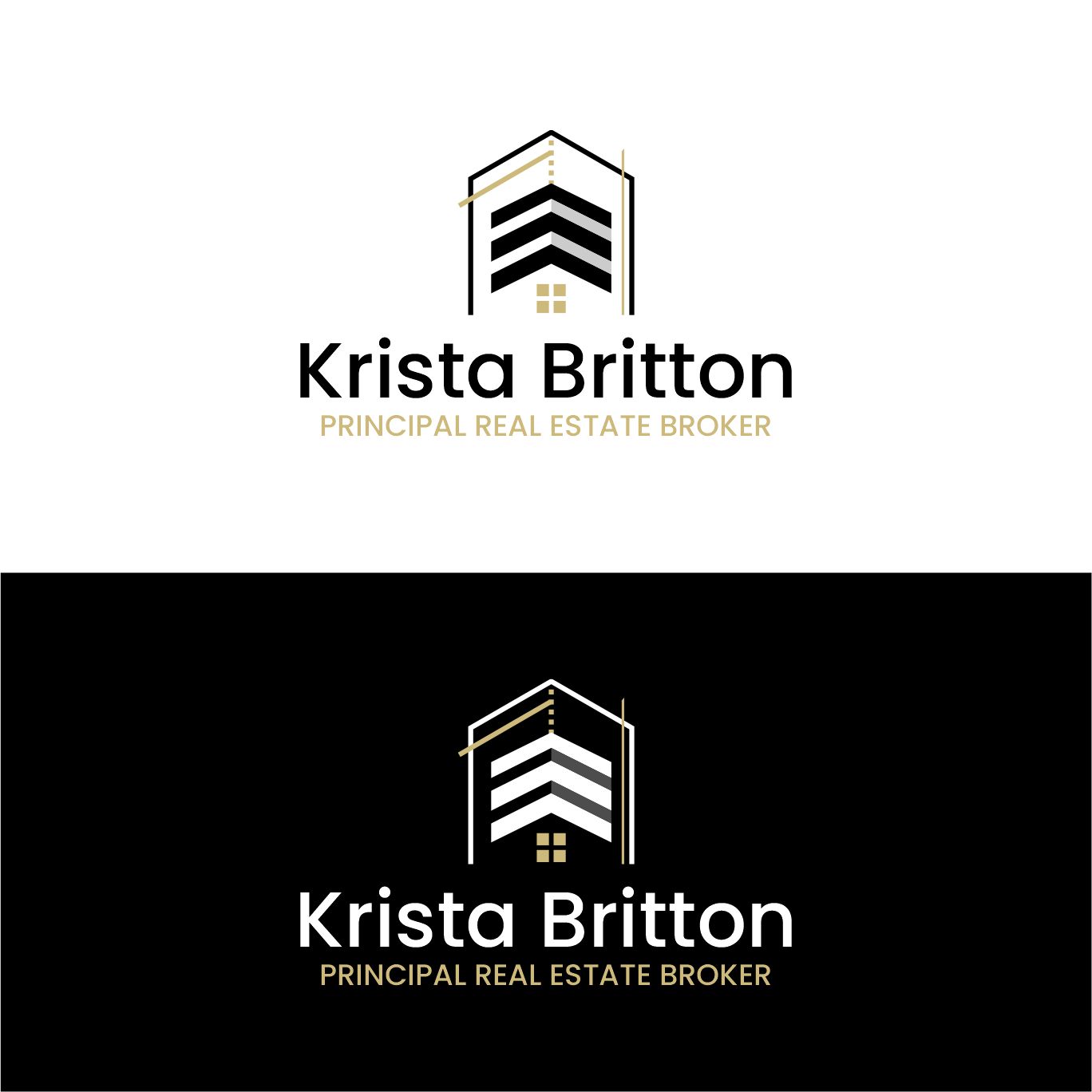 Logo-Design von creative.bugs für Krista Britton Principal real estate Broker | Design #28629348