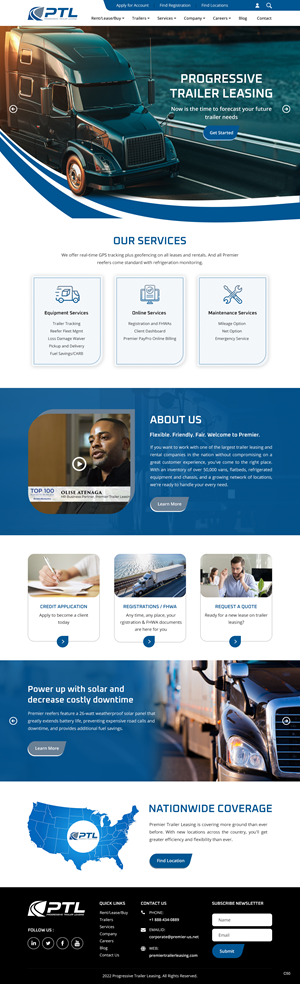 Progressive Trailer Leasing | Web Design par pb