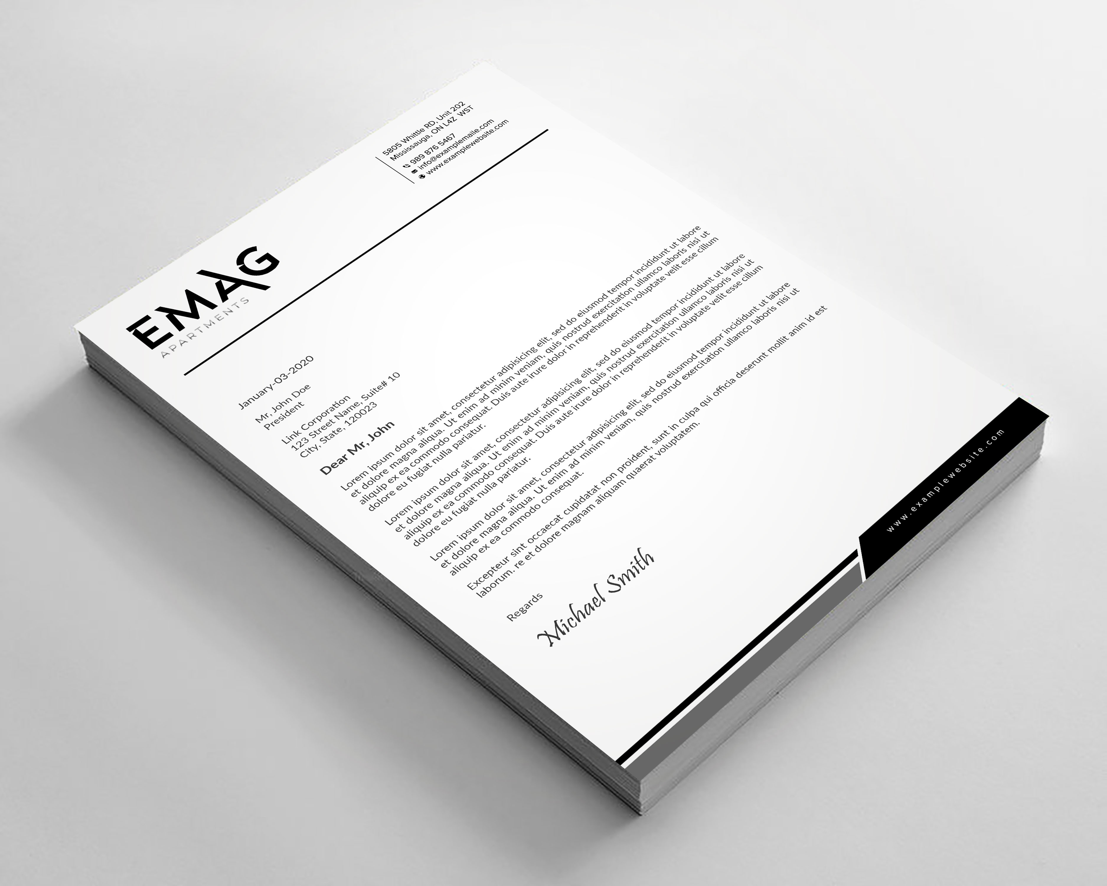 Letterhead Design by sadikul islam for this project | Design #28653416