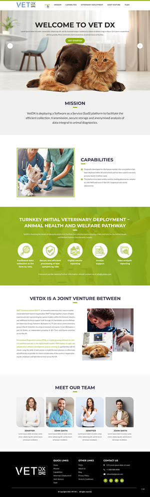 Simple one page Wordpress website | Diseño Web por pb