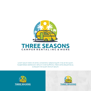 Three Seasons Camper Rental Inc & More | Logo Design by alitjuara