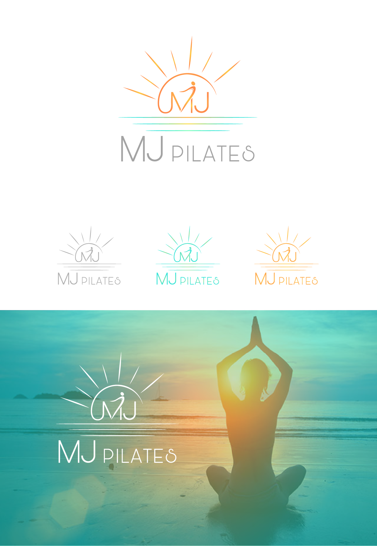 Diseño de Logo por ashantha para MJ Pilates | Diseño #28658362