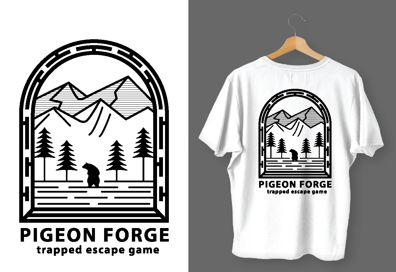 T-Shirt-Design von Apridio für Trapped Escape Game | Design #28655892