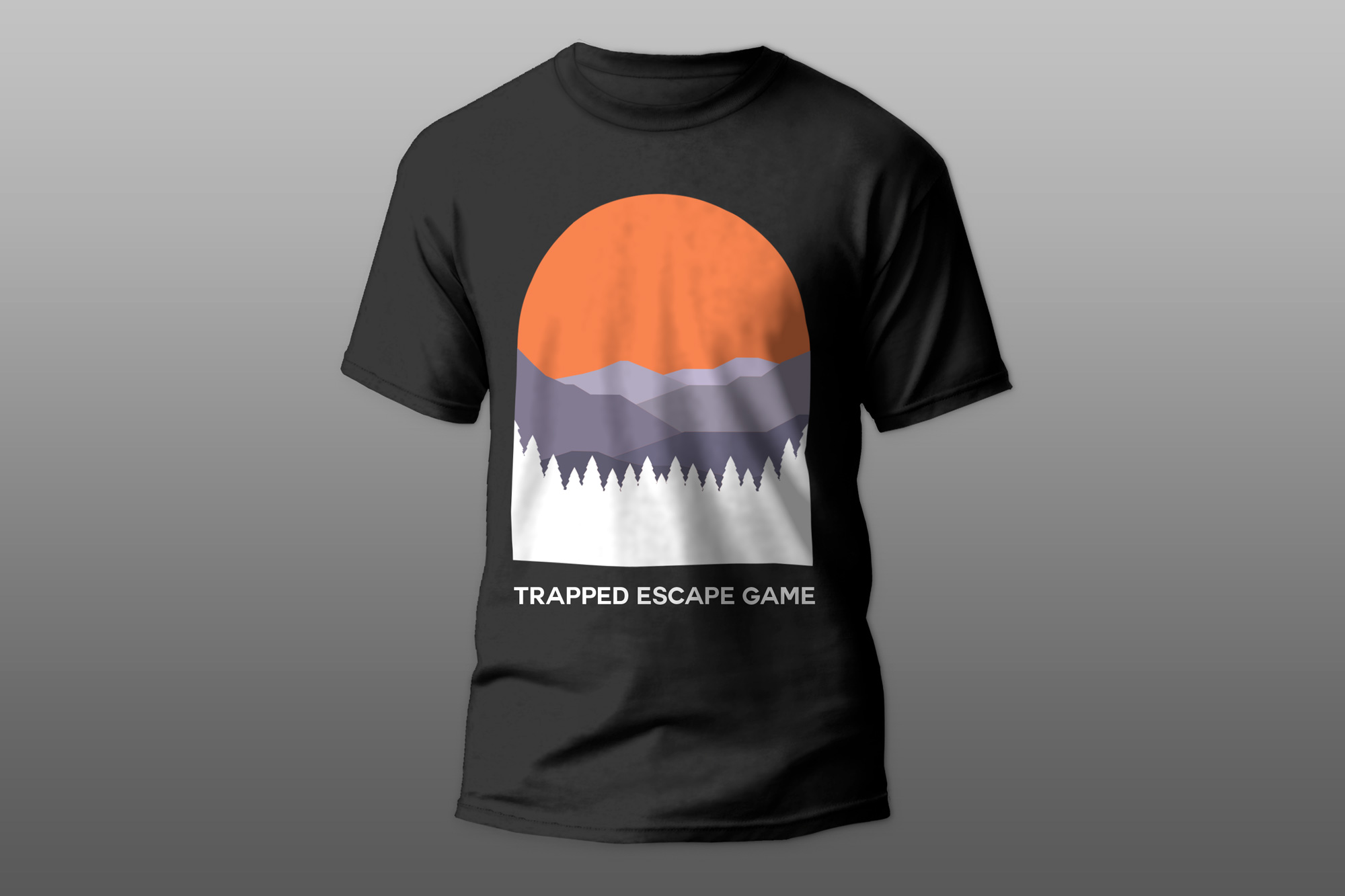 T-shirt Design by Riaz Rehman for Trapped Escape Game | Design #28642294