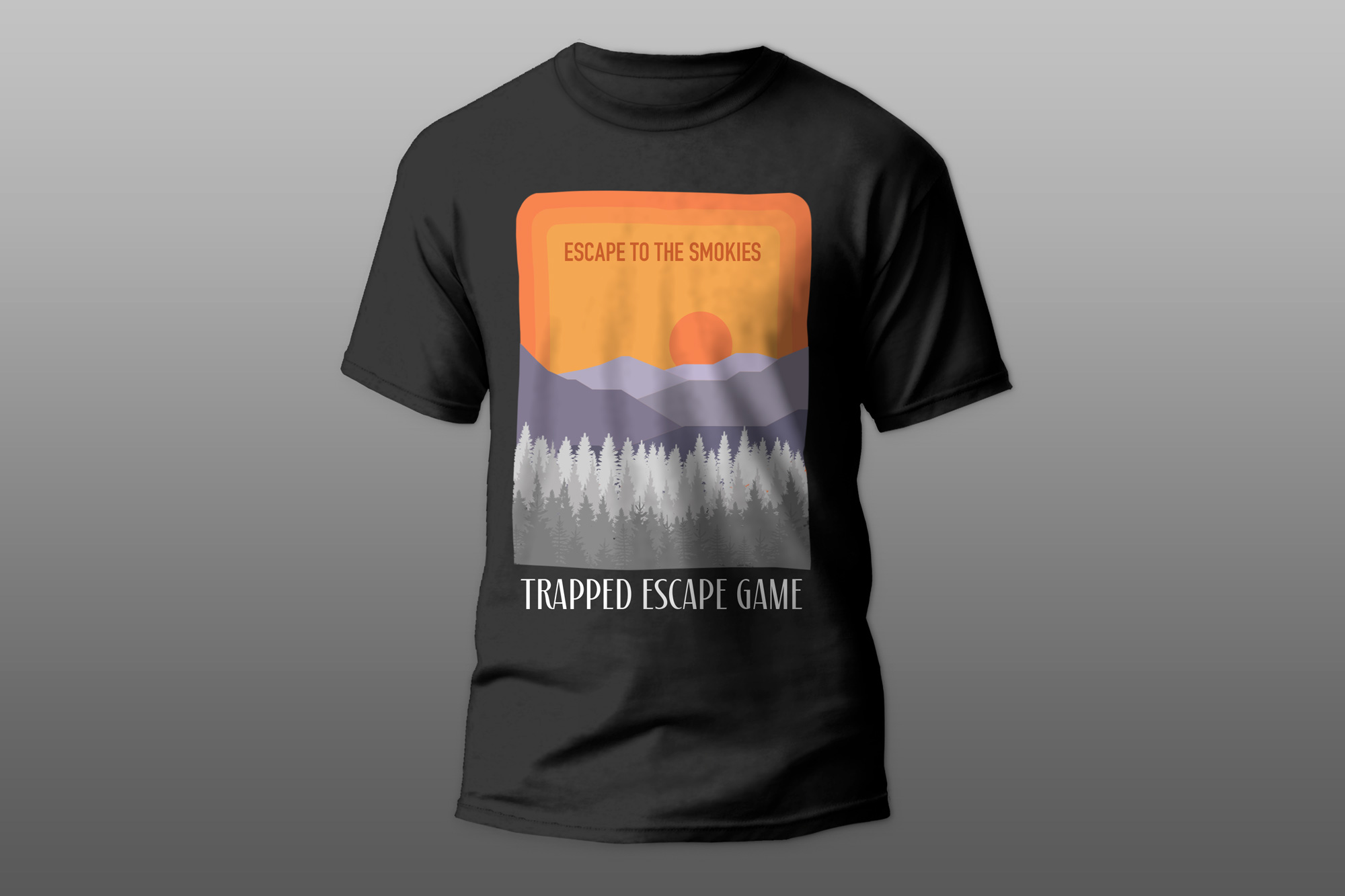 T-shirt Design by Riaz Rehman for Trapped Escape Game | Design #28666274