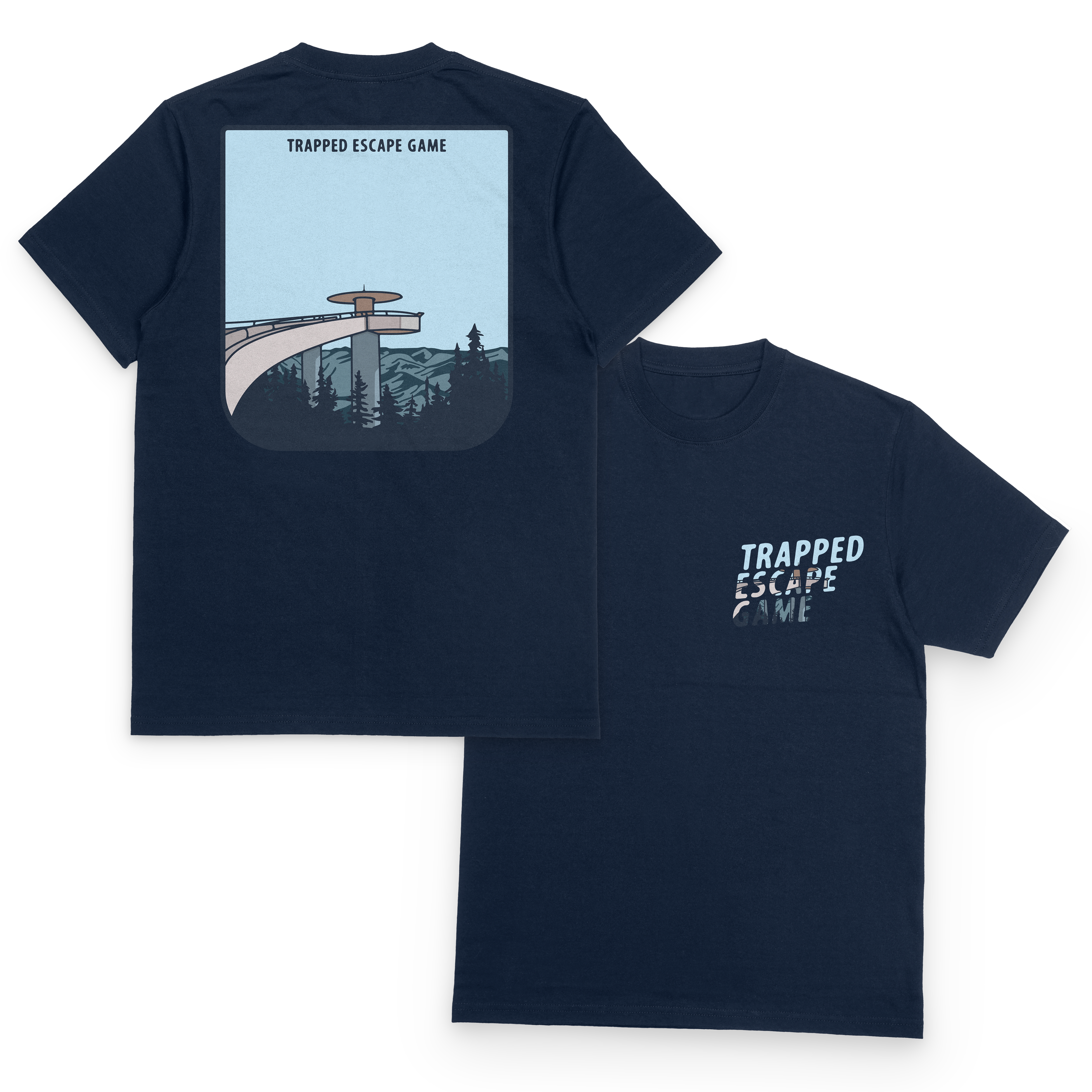 T-shirt Design by Noxymls for Trapped Escape Game | Design #28673797