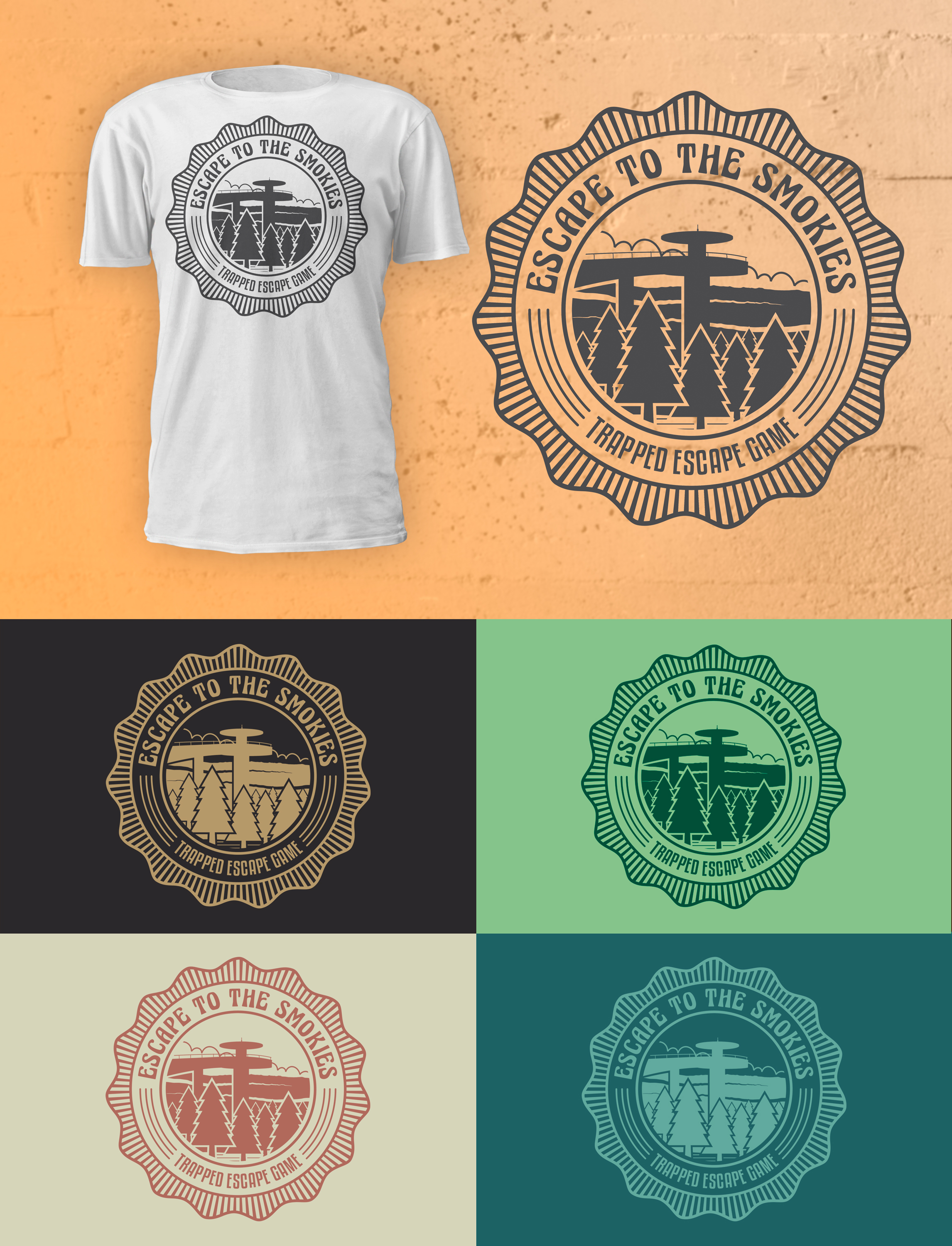T-shirt Design by D'Mono for Trapped Escape Game | Design #28665473