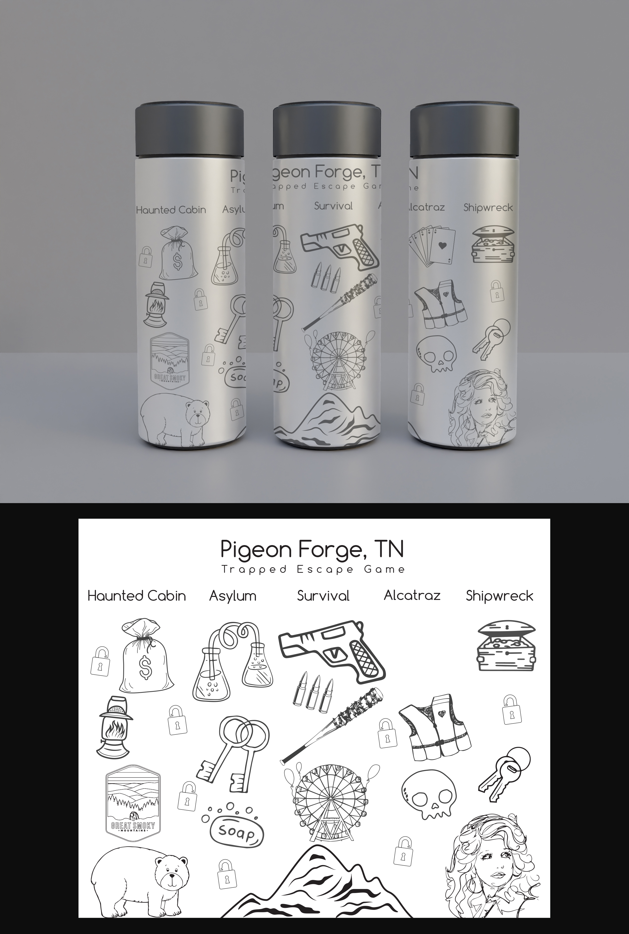 Grafik-Design von Deziners Zone für Trapped Escape Game | Design #28680415