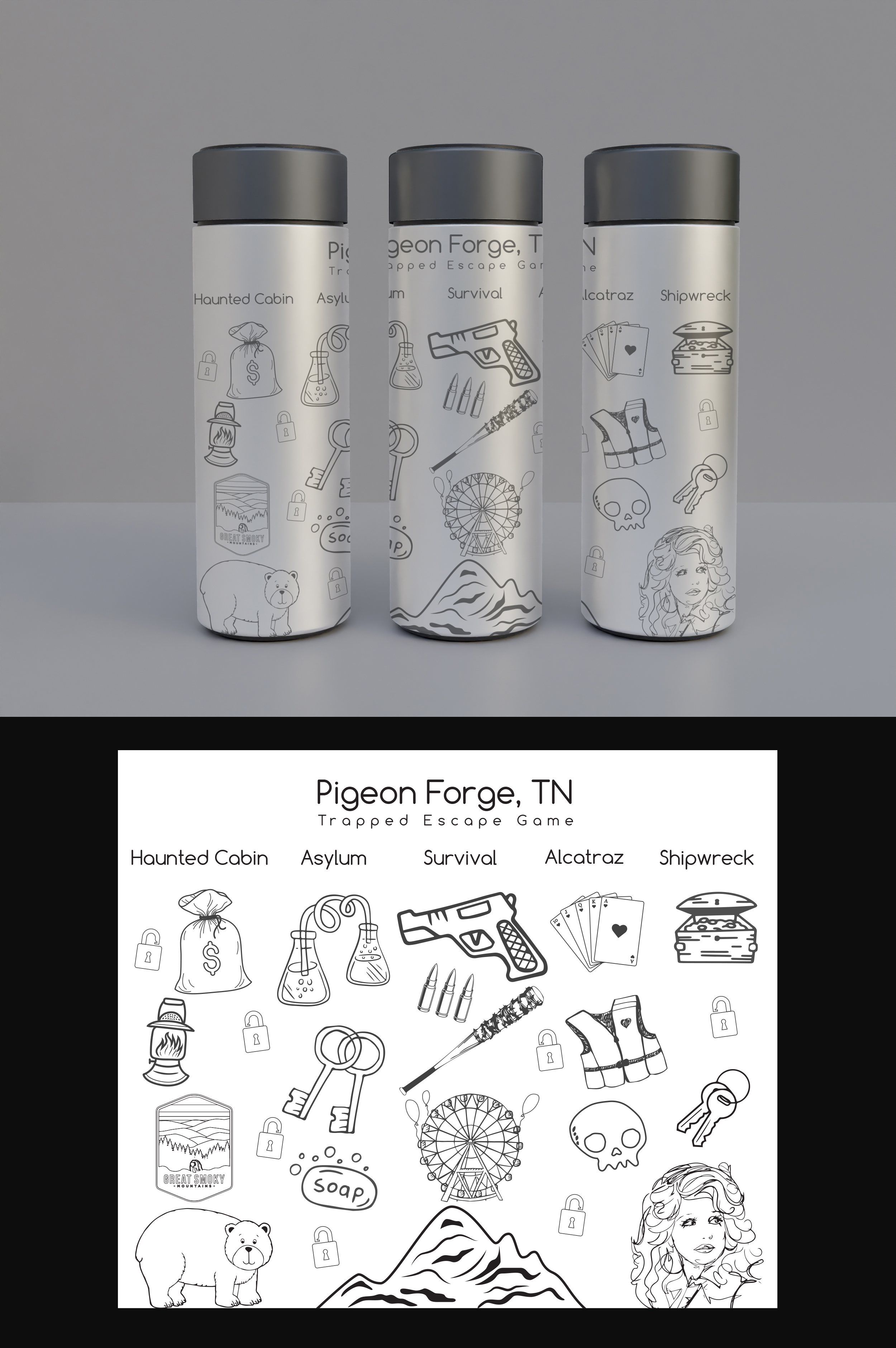 Grafik-Design von Deziners Zone für Trapped Escape Game | Design #28680612