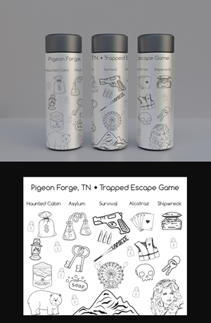 Graphic Design by Deziners Zone for Trapped Escape Game | Design: #28685791
